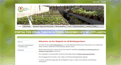 Desktop Screenshot of ex-situ-erhaltung.de